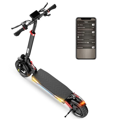 iScooter iX3 Folding Electric Scooter Pneumatic Tires 800W