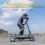Ausom L2 Max Electric Scooter, 1000W Motor, 48V 20.8Ah