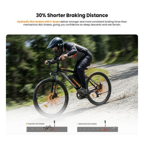 Touroll U2 Pro Electric Bike, 750W Peak Motor, 48V 15Ah