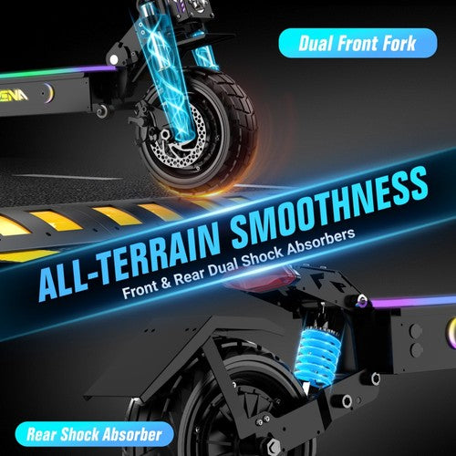ONECNA GT7 Foldable Electric Scooter, Dual 2800W Motors, 60V 27Ah