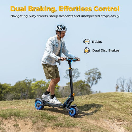 Ausom L2 Electric Scooter, 2*800W Motor, 48V 15.6Ah