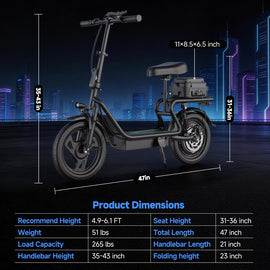 AOVOPRO ESBSXL PRO Electric Scooter 22Ah
