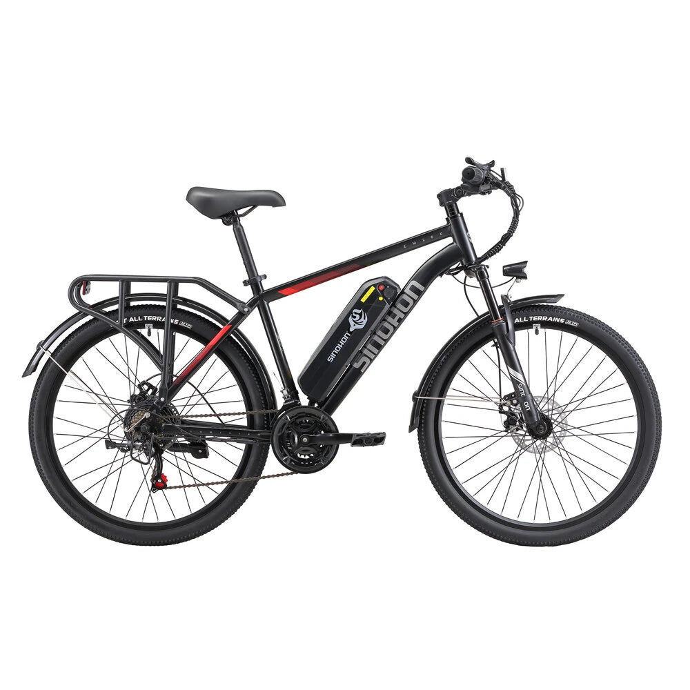 SINOHON EM200 Electric Bike 48V 12.5AH, 500W Motor
