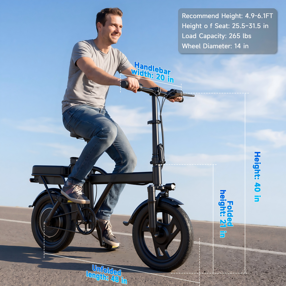 AOVOPRO X14 Electric Bike 9Ah