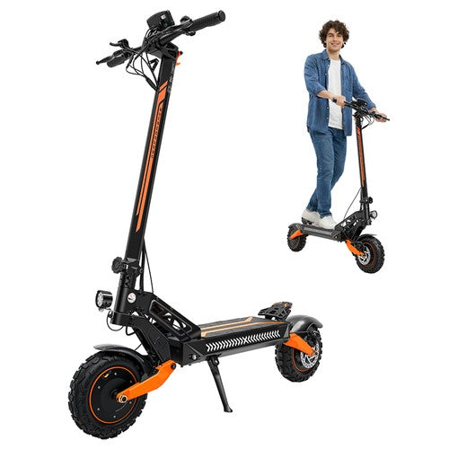 iScooter W12 Foldable Electric Scooter, Dual 1500W Motors, 52V 25Ah