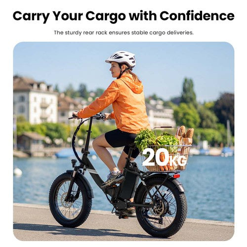 Touroll S3 Step-Thru Electric Bike, 250W Motor, 36V 13Ah
