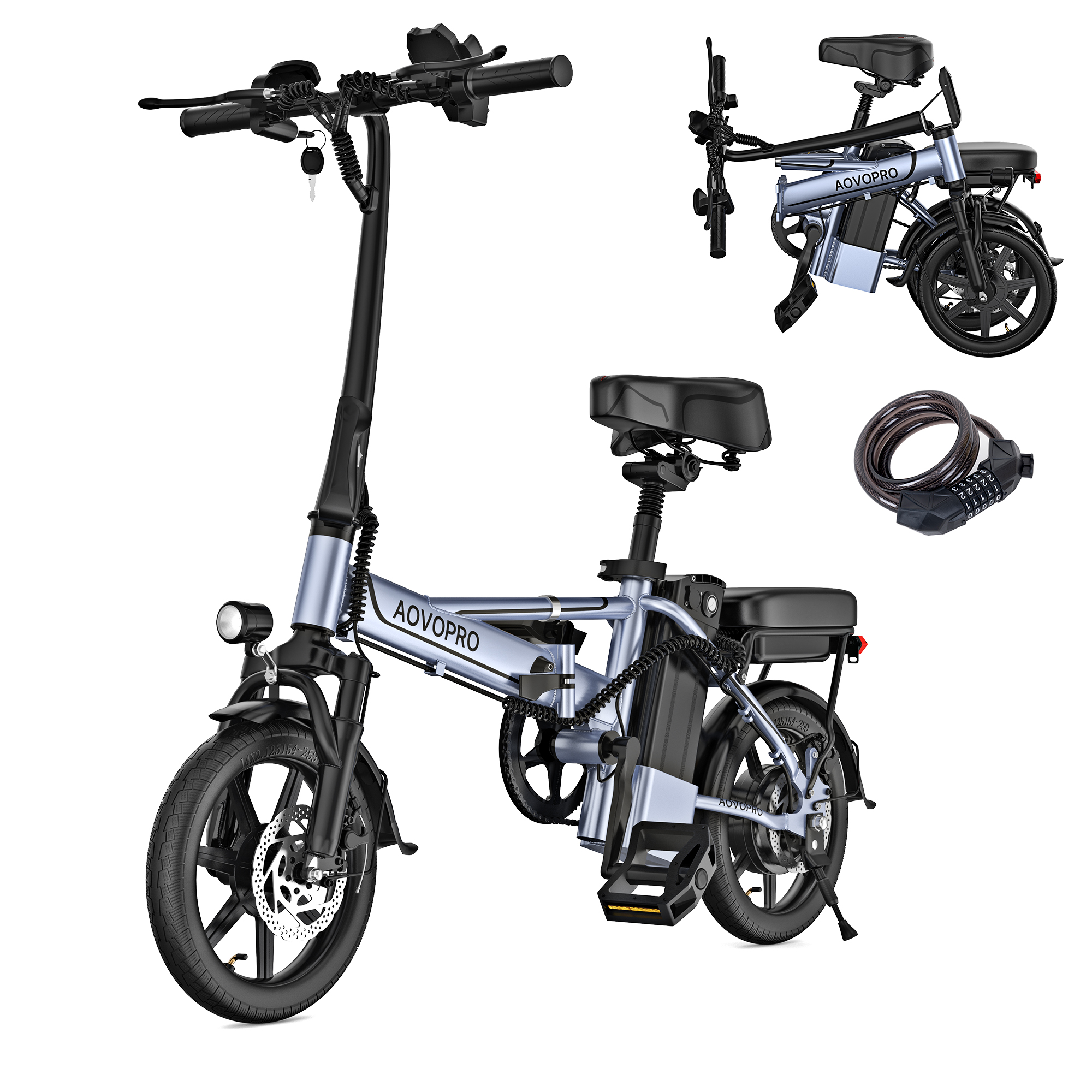 AOVOPRO EB60 Electric Bike 15Ah 500W