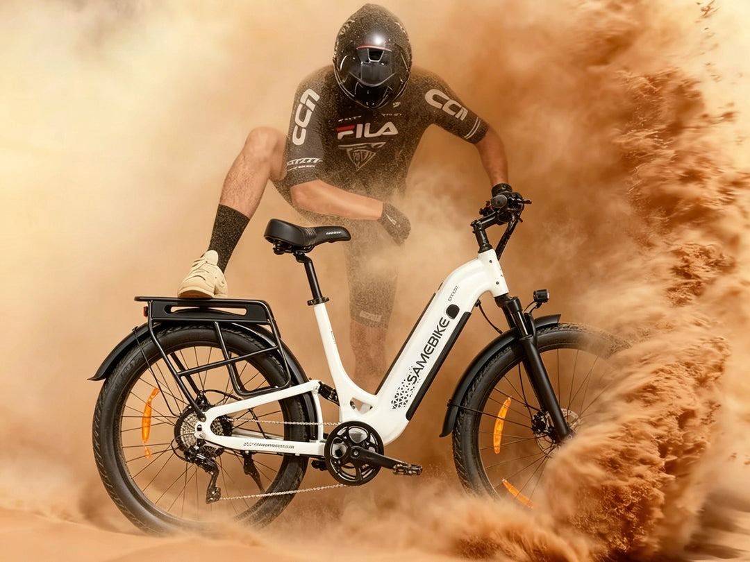 SAMEBIKE CREST Fat Tire Mountain E-Bike 1000W