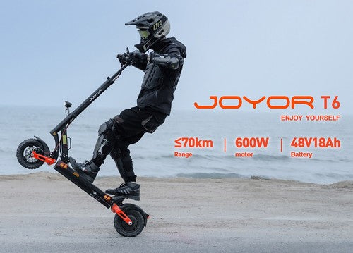 Joyor T6 Electric Scooter, 600W Motor, 48V 18Ah