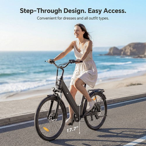 Touroll J2 ST Pro Electric Bike, 450W Peak Motor, 45Nm Torque, 36V 15.6Ah