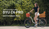 DYU C6 Pro Electric Bike, 250W Motor, 36V 15.6Ah