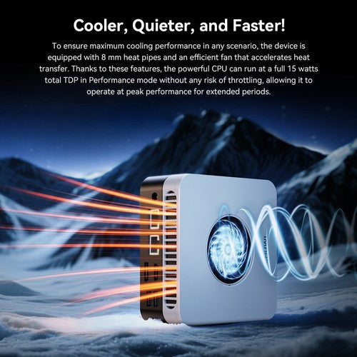 CHUWI LarkBox X Mini PC, Intel N150 4 Cores Max 3.6GHz, 16GB RAM 512GB SSD