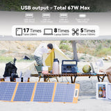 Flashfish P63 Portable Power Station 520Wh/140400mAh