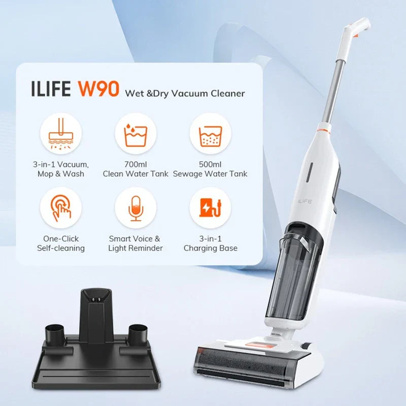 ILIFE W90 cordless wet and dry vacuum cleaner