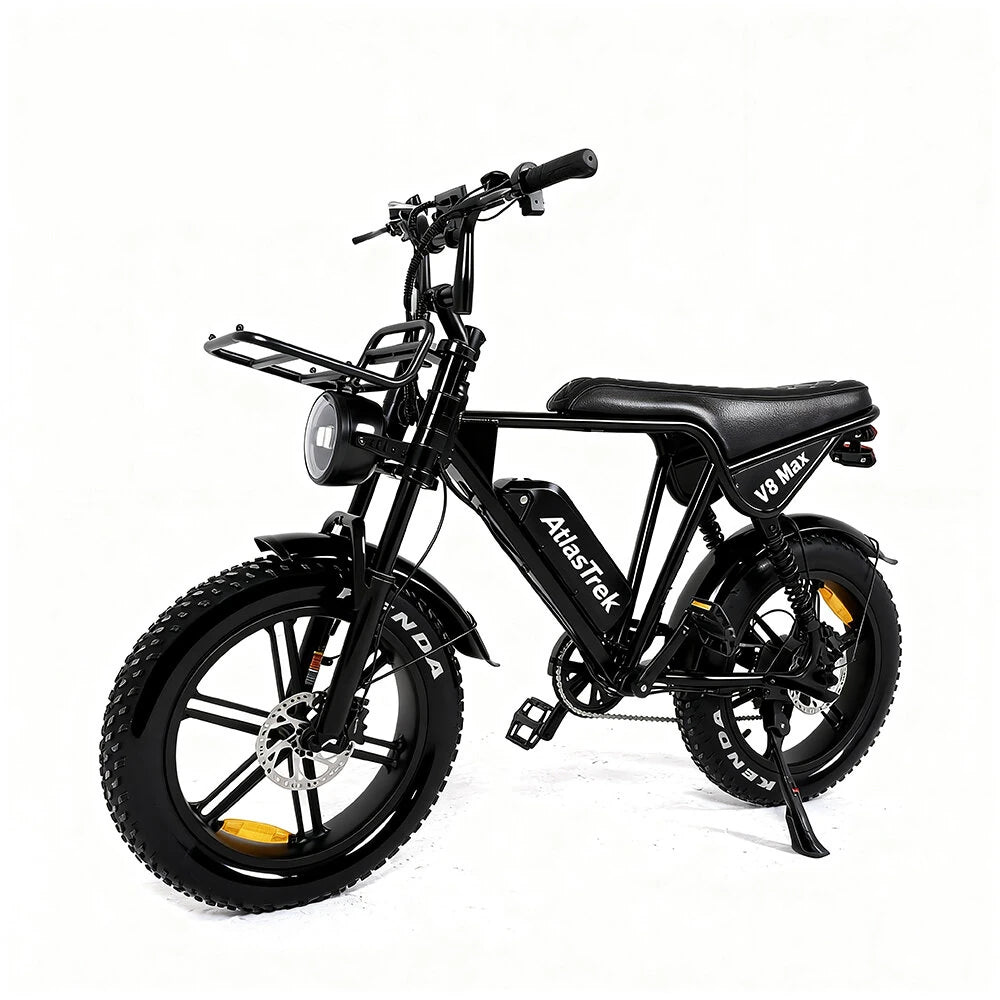AtlasTrek V8 Max Electric Bike 48V 15Ah 500W