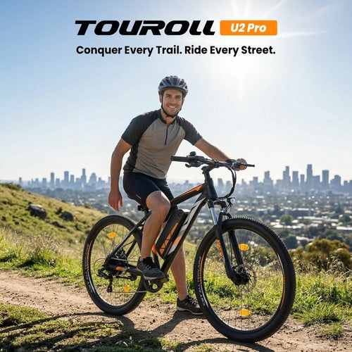 Touroll U2 Pro Electric Bike, 750W Peak Motor, 48V 15Ah