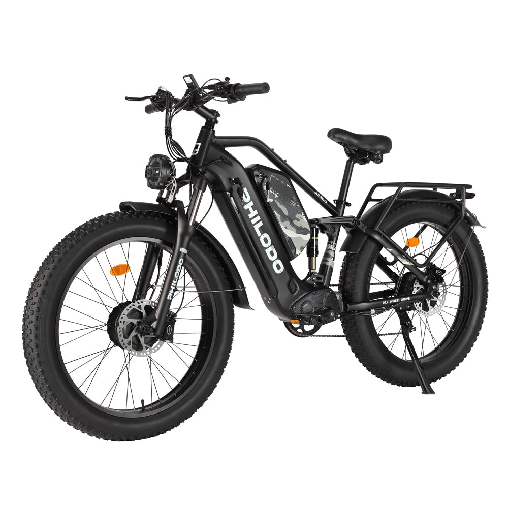 PHILODO Jumbo Dual Motor Dual Battery Full Suspension Electric Bike