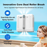 Liectroux S9 Window Cleaning Robot, Dual Roller Brushes