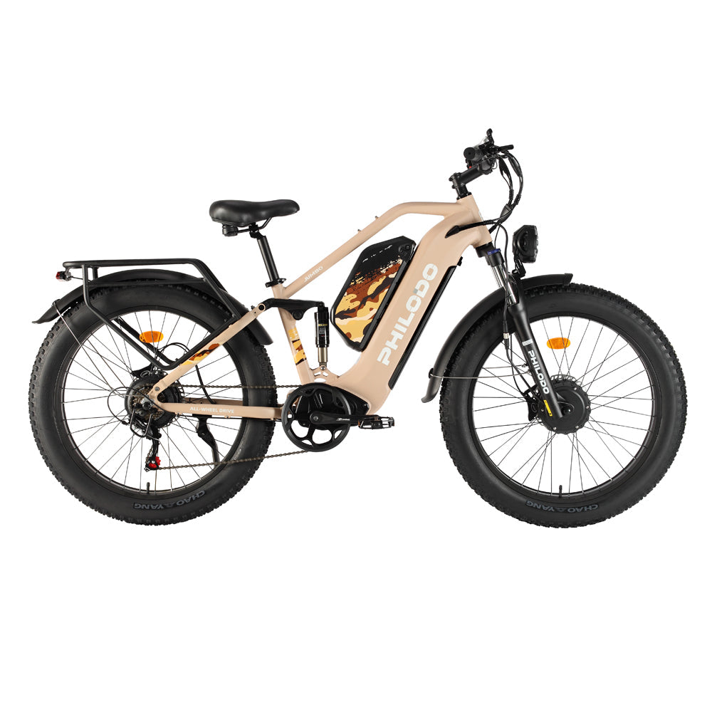 PHILODO Jumbo Dual Motor Dual Battery Full Suspension Electric Bike
