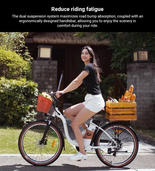 DYU C6 Pro Electric Bike, 250W Motor, 36V 15.6Ah