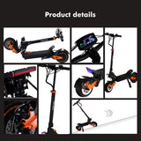 GELEIPU Z1 Pro Electric Scooter 1200W*2, 52V 20Ah