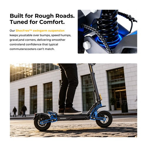 Ausom Gosoul 2 Pro Electric Scooter 1000W Motor 48V 18Ah