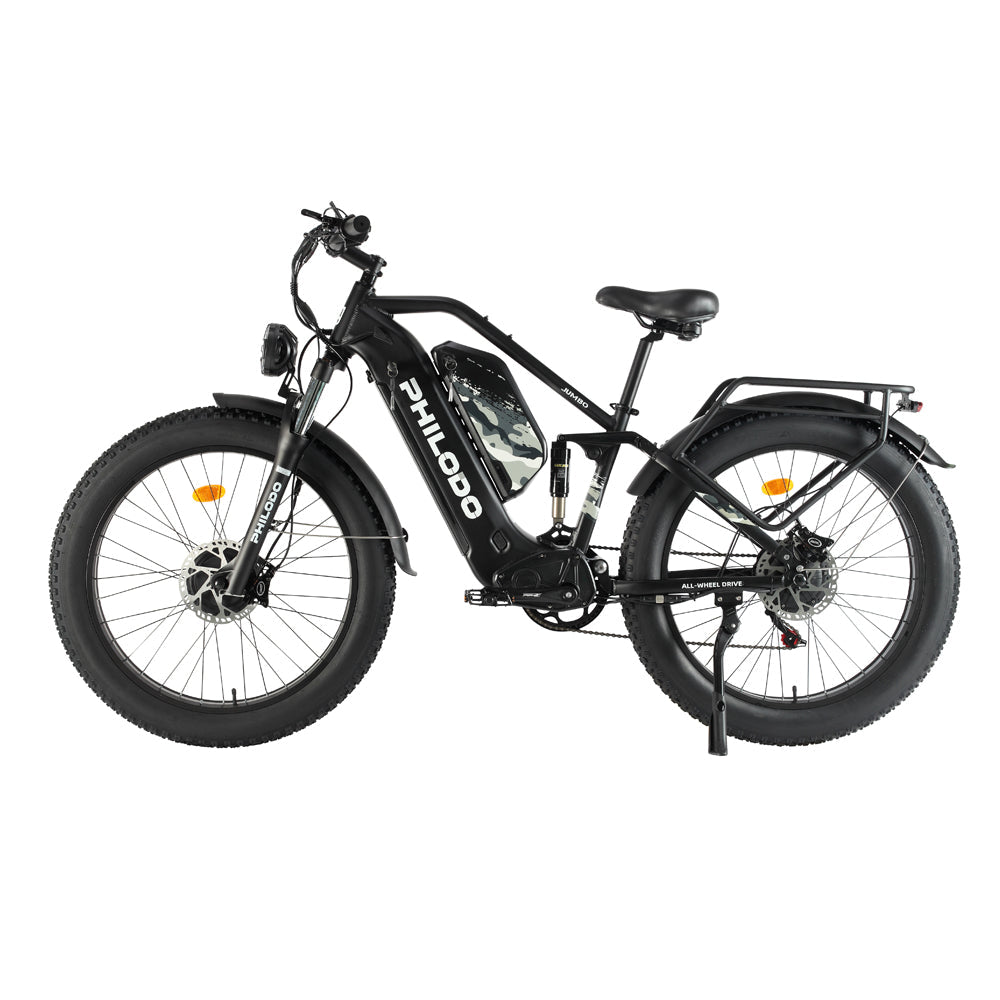 PHILODO Jumbo Dual Motor Dual Battery Full Suspension Electric Bike