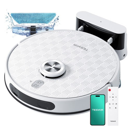 Tesvor S8 Pro 2 in 1 Robot Vacuum Cleaner with Wiping Function 6000Pa