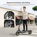 Ausom K20 Pro Electric Scooter, 1000W Motor, 48V 18Ah