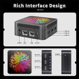 RUPA HSI-100MINI Mini PC, Intel N100 4 Cores Max 3.4GHz, 12GB RAM 512GB SSD