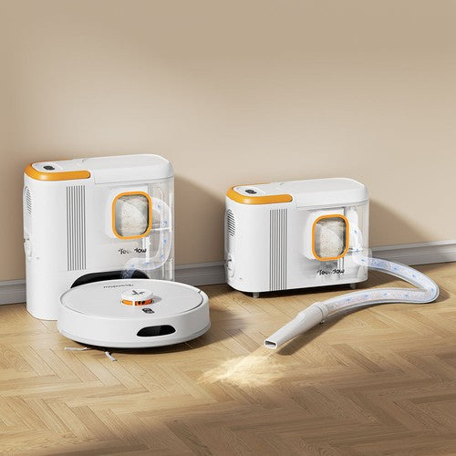 Teendow D20S MAX+ 2in1 Robot Vacuum Cleaner & Pet Grooming Tool, 6000Pa