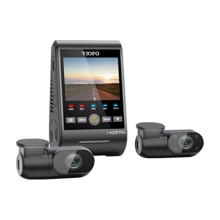 VIOFO A229 PRO 3CH 4K + 2K + 1080P WiFi, GPS