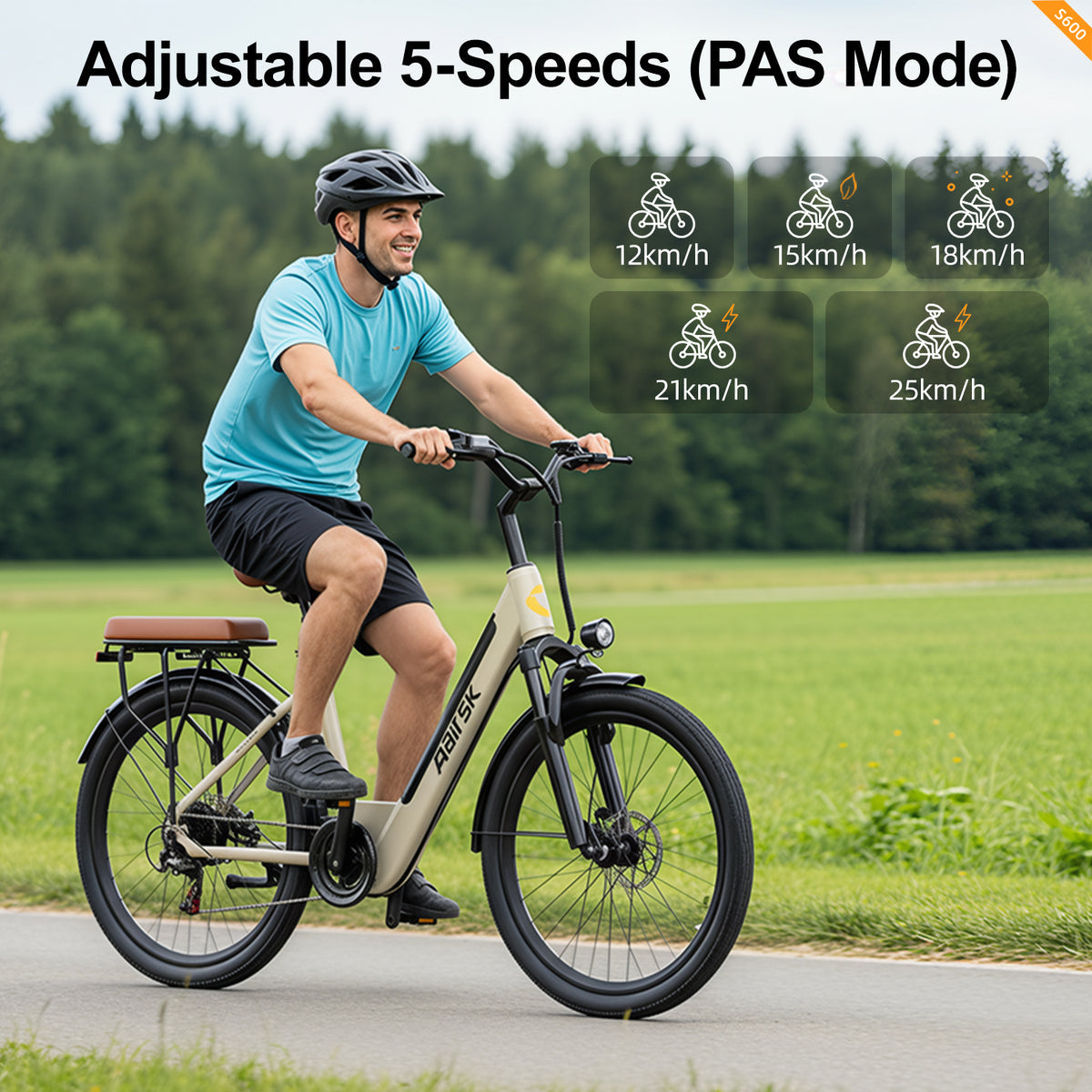 Aairsk S600 Step-Thru 26" Electric City Bike