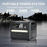 TALLPOWER V2400 Power Station 2160Wh LiFePo4 Solar Generator