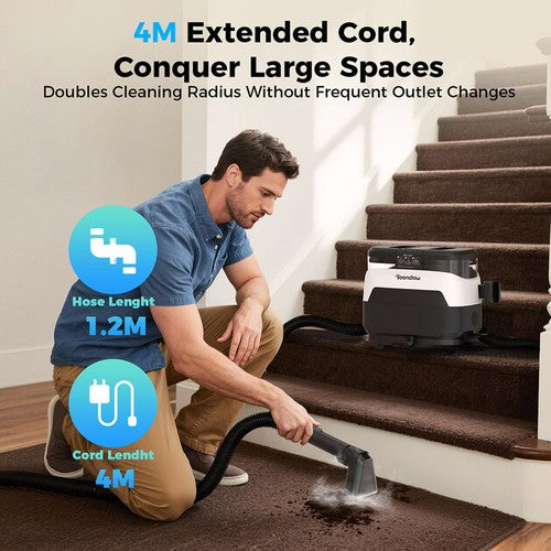Teendow C6 MAX 3-in-1 Carpet Vacuum Cleaner - 12000Pa