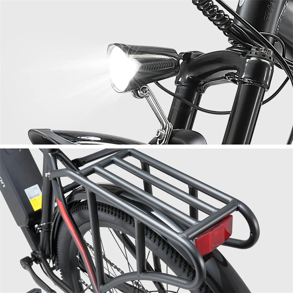SINOHON EM200 Electric Bike 48V 12.5AH, 500W Motor