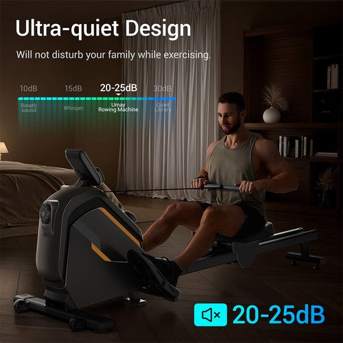 ROBORE UR20 Rower Machine with 126cm