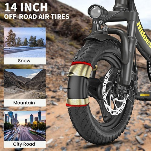 Hidoes C5 Folding Electric Bike, 350W Motor, 36V 10.4Ah
