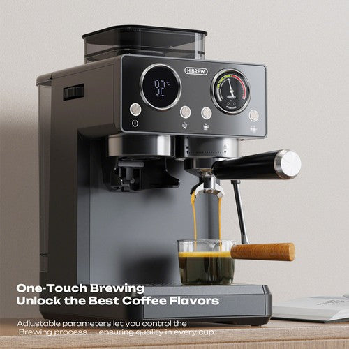 HiBREW H20 All-in-One Coffee Machine with Built-in Grinder, Dual Hot & Cold Extraction
