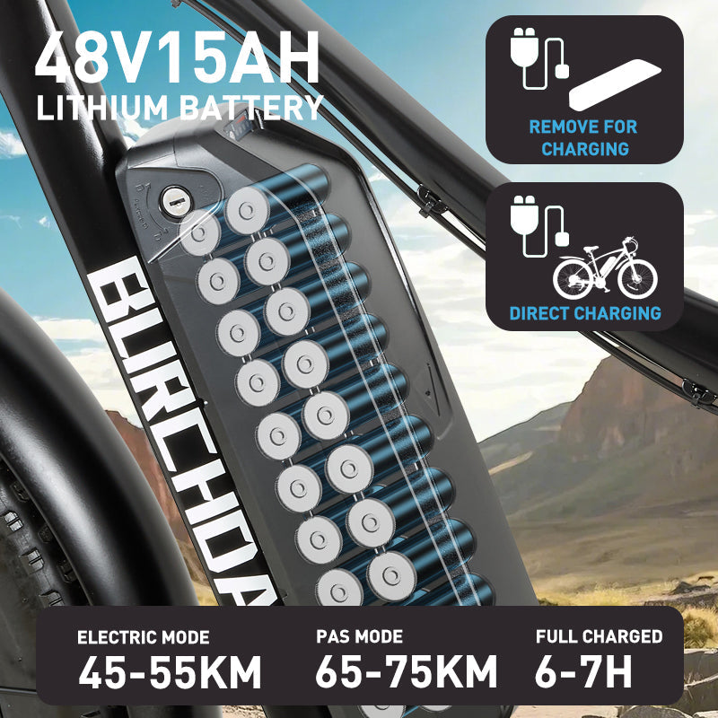 Burchda RX02 Electric Bike 1000W