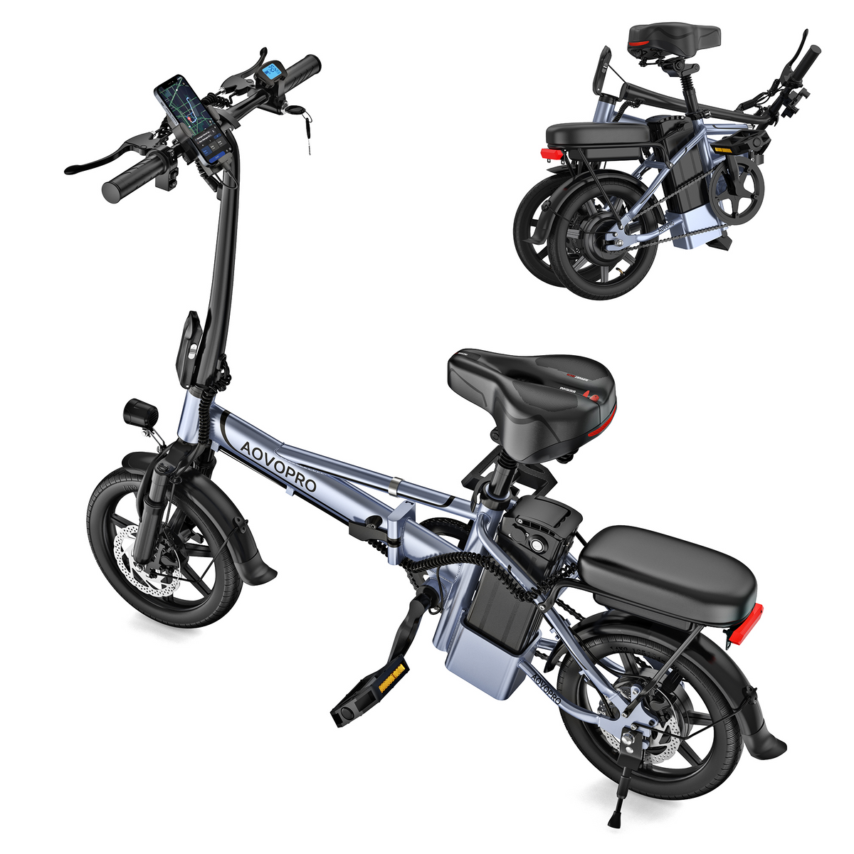 AOVOPRO EB60 Electric Bike 15Ah 500W