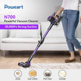 POWEART N700 Cordless Vacuum Cleaner 30kPa