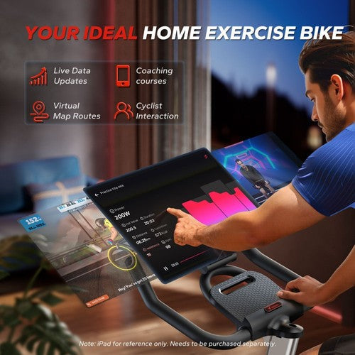 MERACH S38 Magnetic Exercise Bike, 136kg Max Load