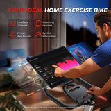 MERACH S38 Magnetic Exercise Bike, 136kg Max Load