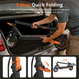 Fynzo S11 Foldable Electric Scooter, 1100W Peak Motor, 48V 15.6Ah