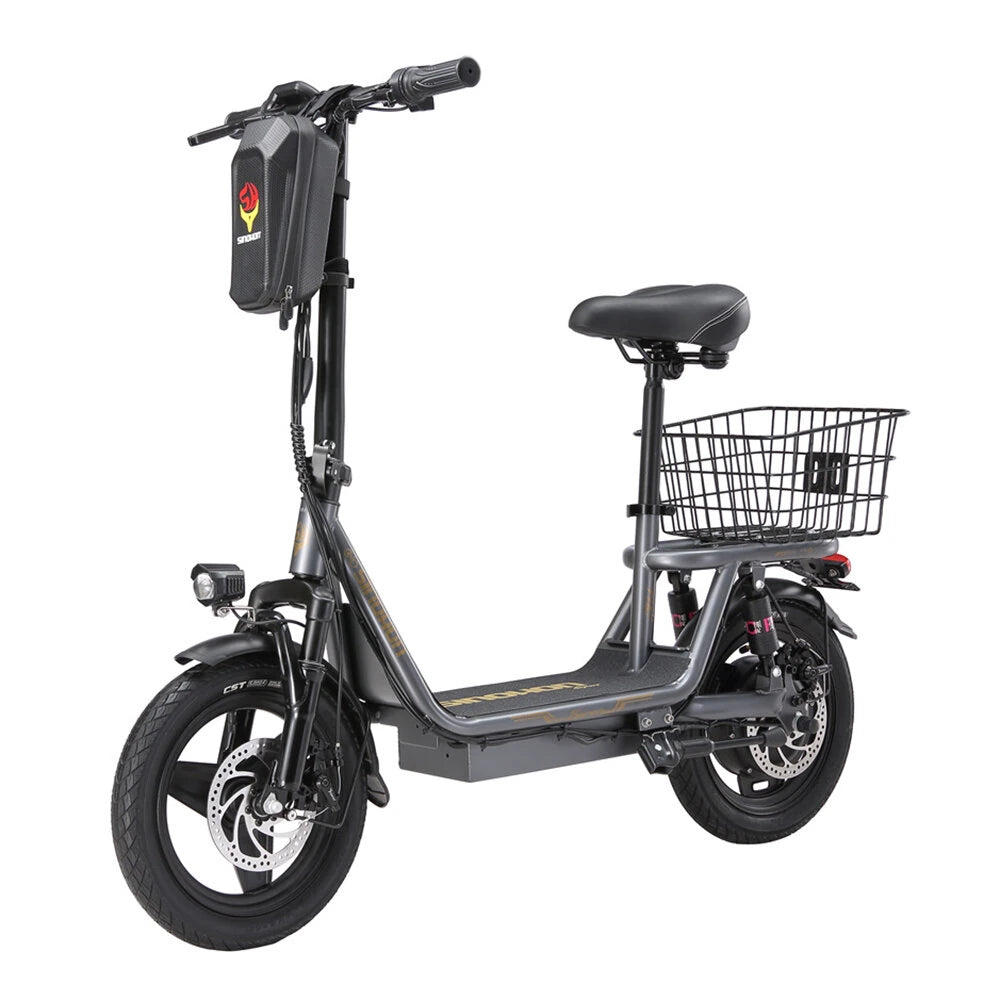 SINOHON K14 E-Scooter 36V 15.6Ah, 500W Powerful Motor, Free basket