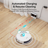 Tesvor S8 Pro 2 in 1 Robot Vacuum Cleaner with Wiping Function 6000Pa