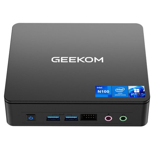 GEEKOM Air12 Lite Mini PC, Intel N100 4 Cores Max 3.4GHz, 8GB RAM 256GB SSD