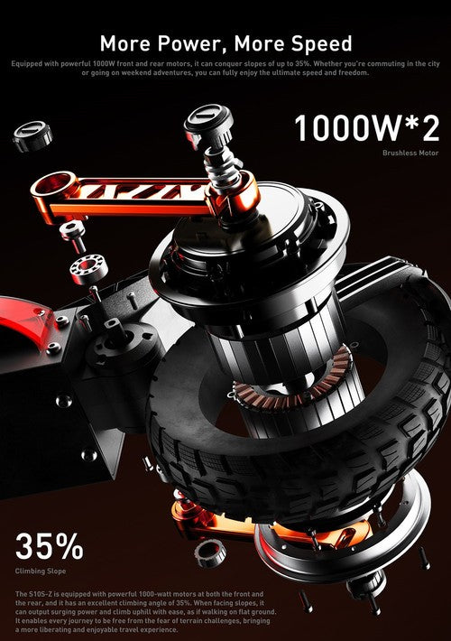 Joyor S10-S-Z Electric Scooter 18Ah 1000W*2