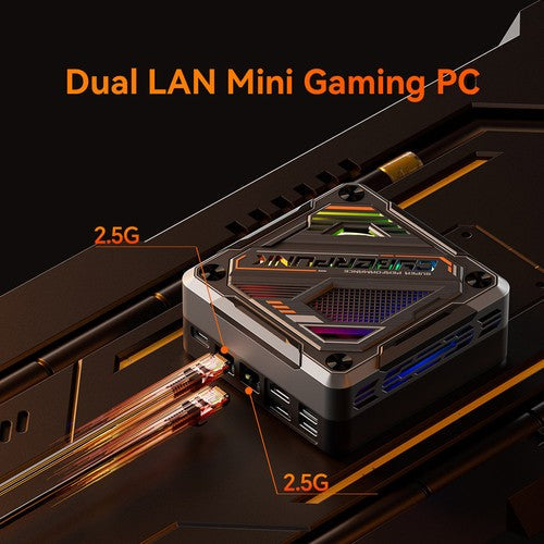 AOOSTAR GOD88 Mini PC, AMD Ryzen 7 8845HS 8 Core Max 5.1GHz, 32GB DDR5 RAM 1TB SSD